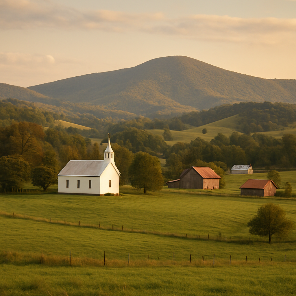 Bakersville, North Carolina mountain landscape