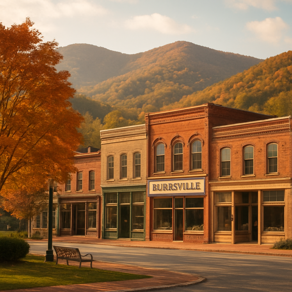 Burnsville, North Carolina mountain landscape
