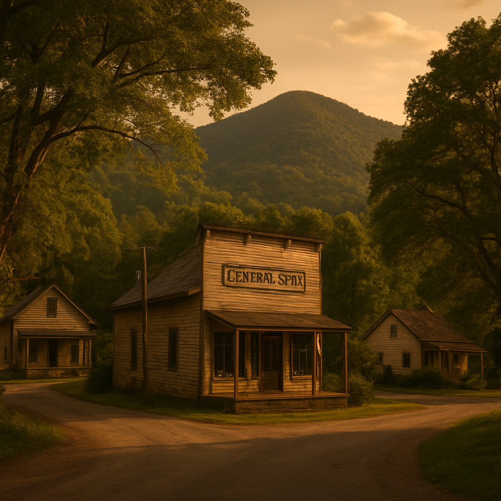 Micaville, North Carolina mountain landscape