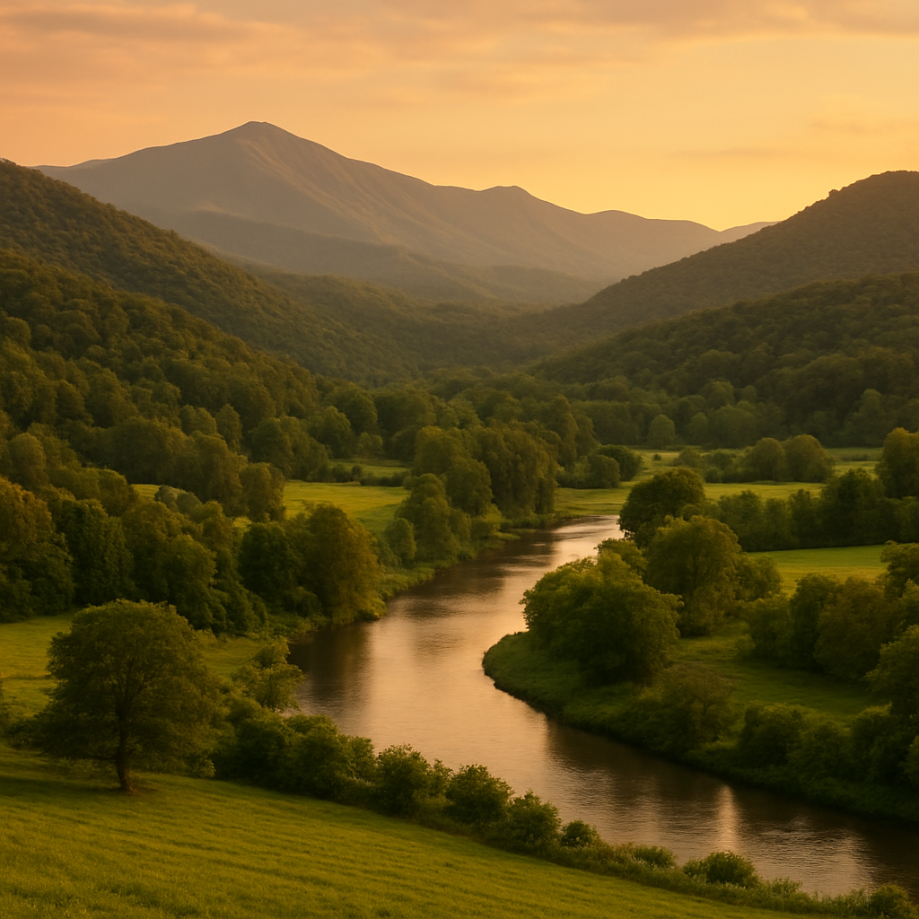 South Toe Valley, North Carolina mountain landscape