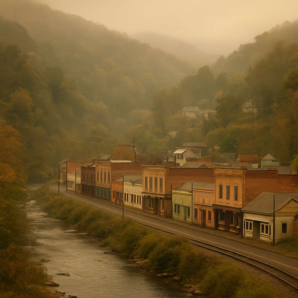 Spruce Pine, North Carolina mountain landscape